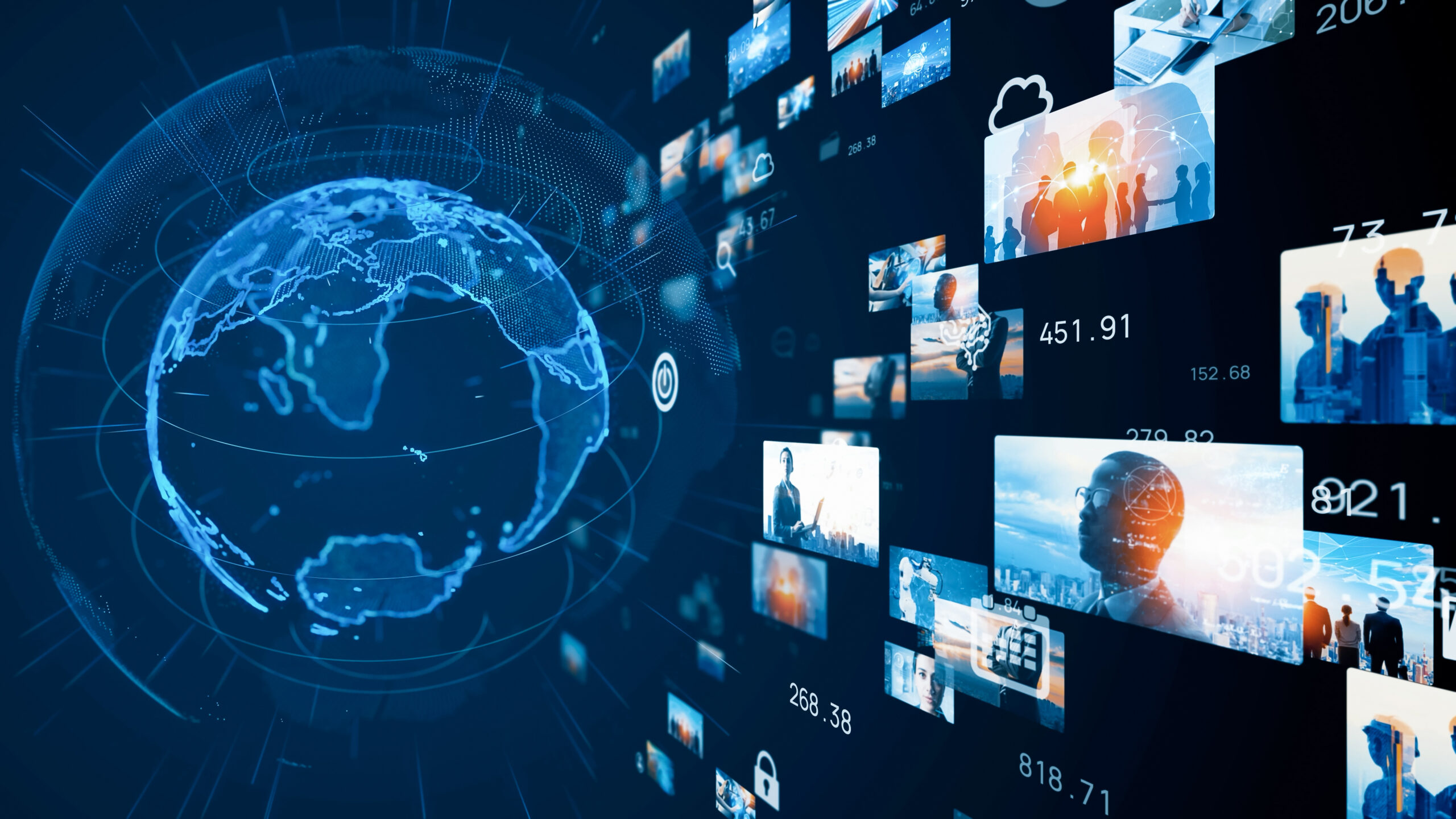 Visual,Contents,Concept.,Social,Networking,Service.,Streaming,Video.,Global,Communication